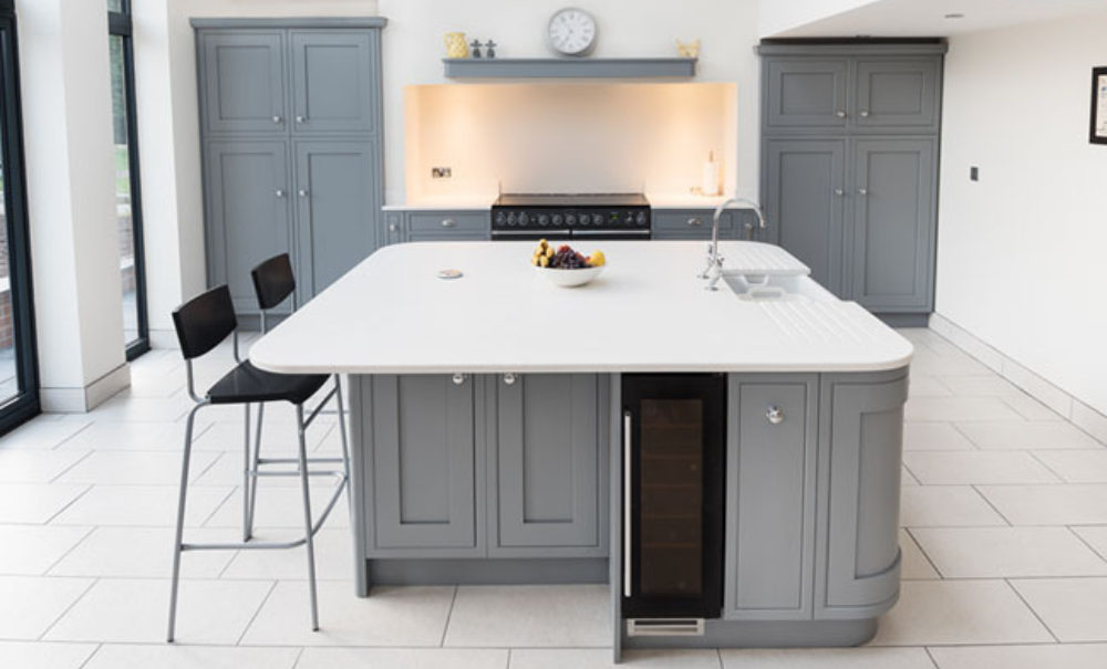 breakfast bar and work surface