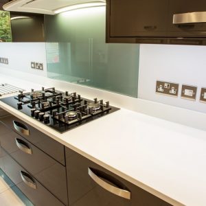 Bosch-gas-hob-and-Elica-chimney-hood