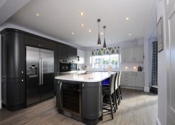 Grey-Tonal-Painted-Kitchen-Light