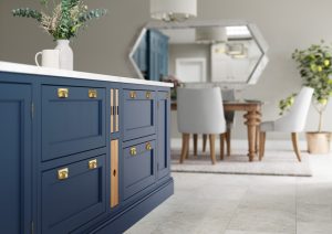 Belgrave kitchen in blue 