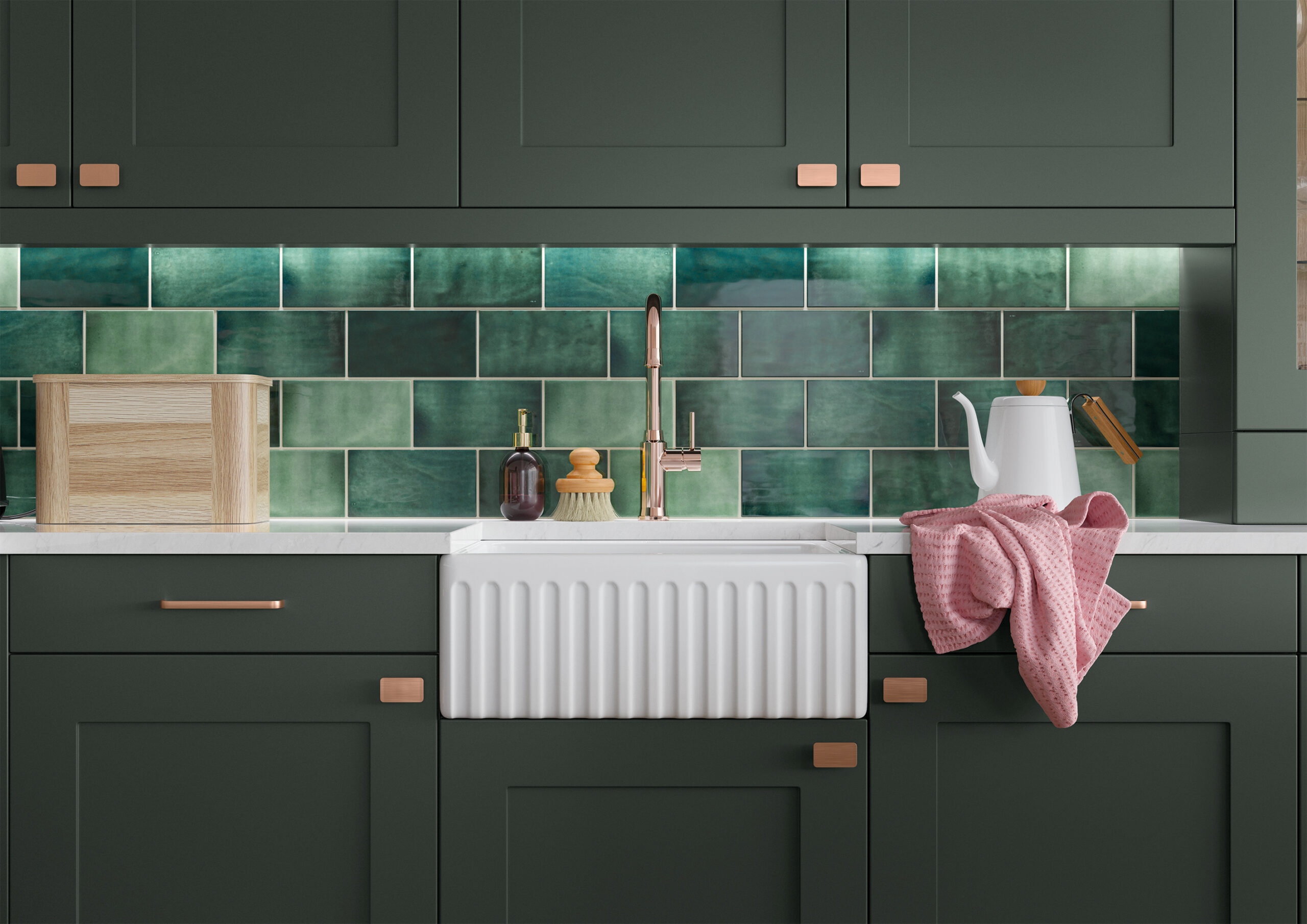 Green Kitchens   20's biggest colour trend   newrooms
